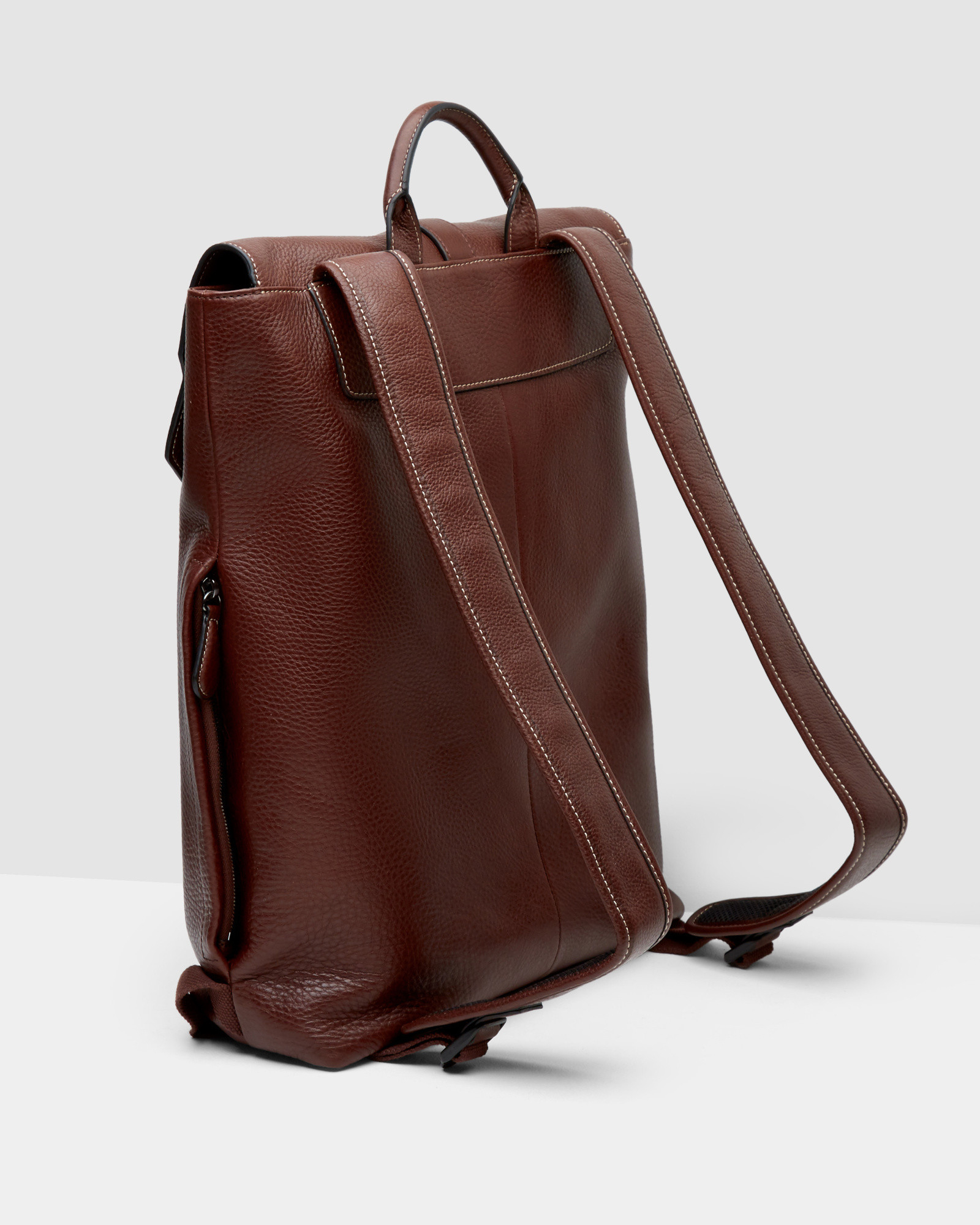 Lyst Ted Baker Earth Leather Backpack in Brown